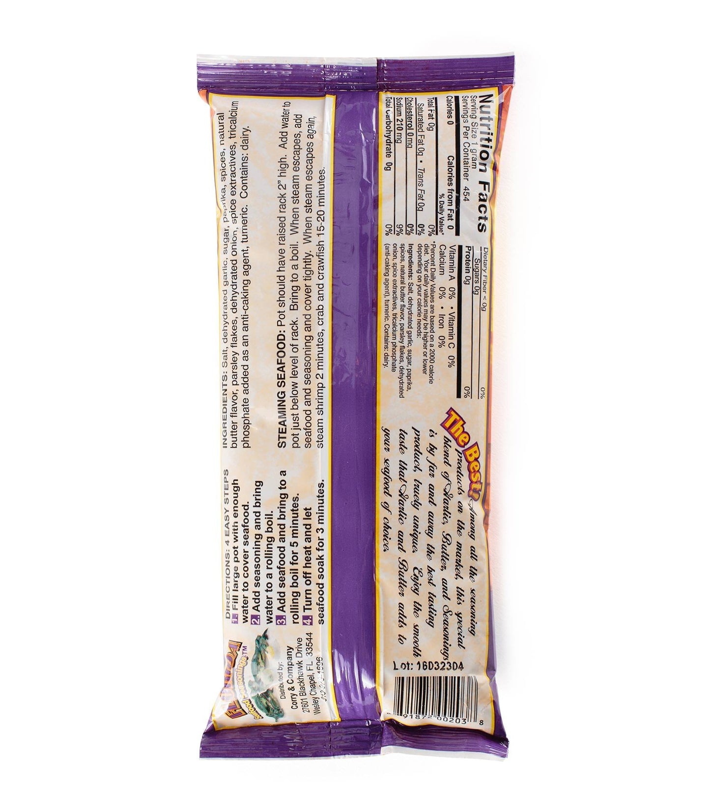 Crab Boil Seasoning by Florida Seafood Seasonings - 2 Pack x 1 lb(16 oz) - Garlic Butter Flavored - Crab & Shrimp Boil