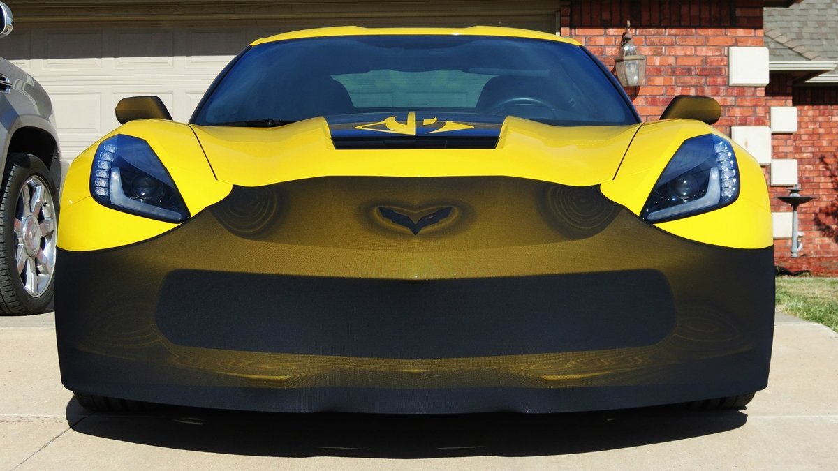 Novistretch C7 Corvette Stingray Front Bra High Tech Stretch Mask Fits: C7 2014 and Newer Corvettes
