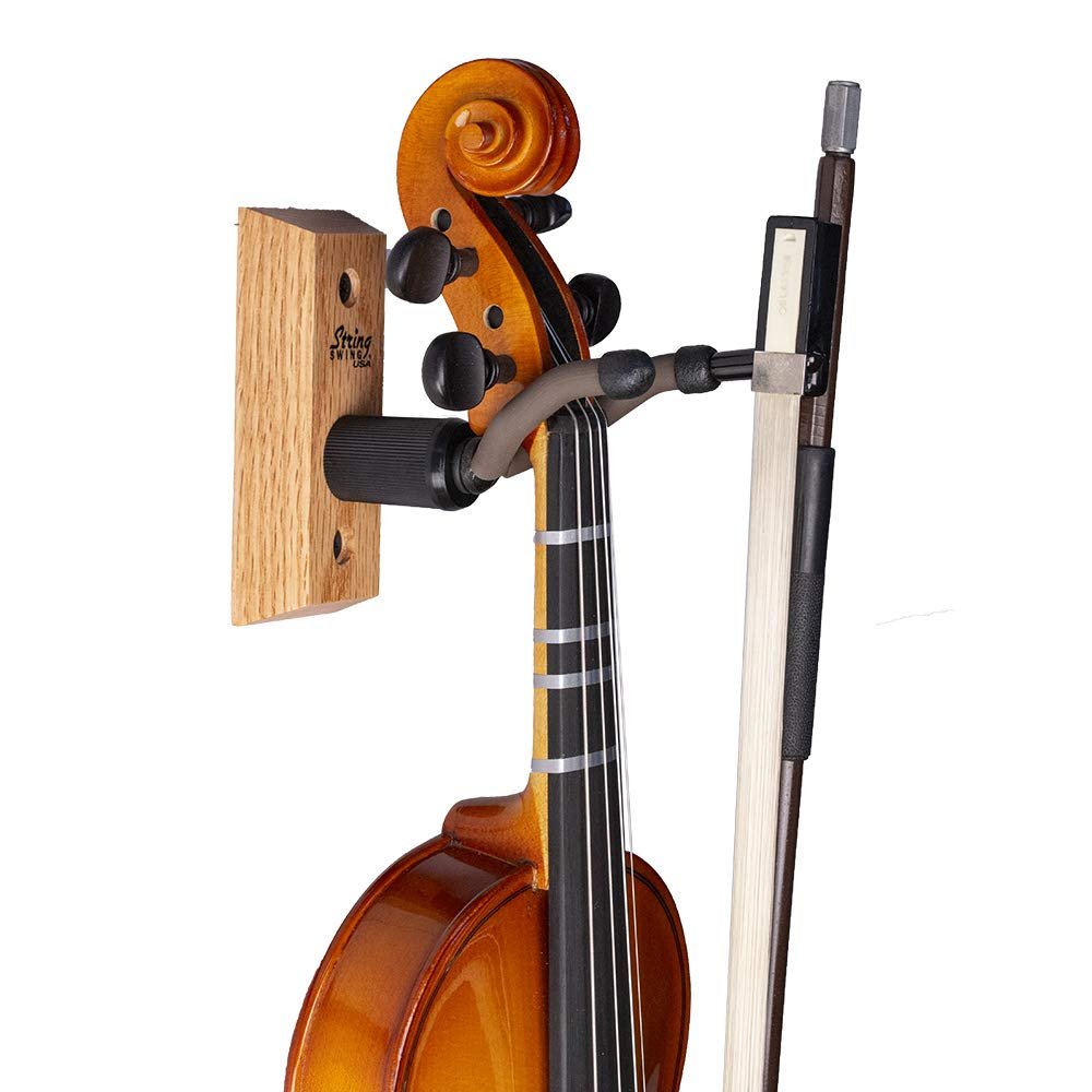 String Swing Hardwood Home & Studio Hanger - for Small Violins