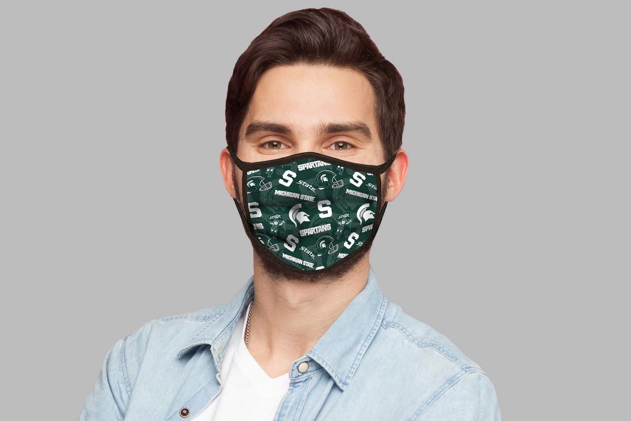 NCAA 100% Cotton, Double Layer, Washable & Reusable, Non-Medical Face Masks