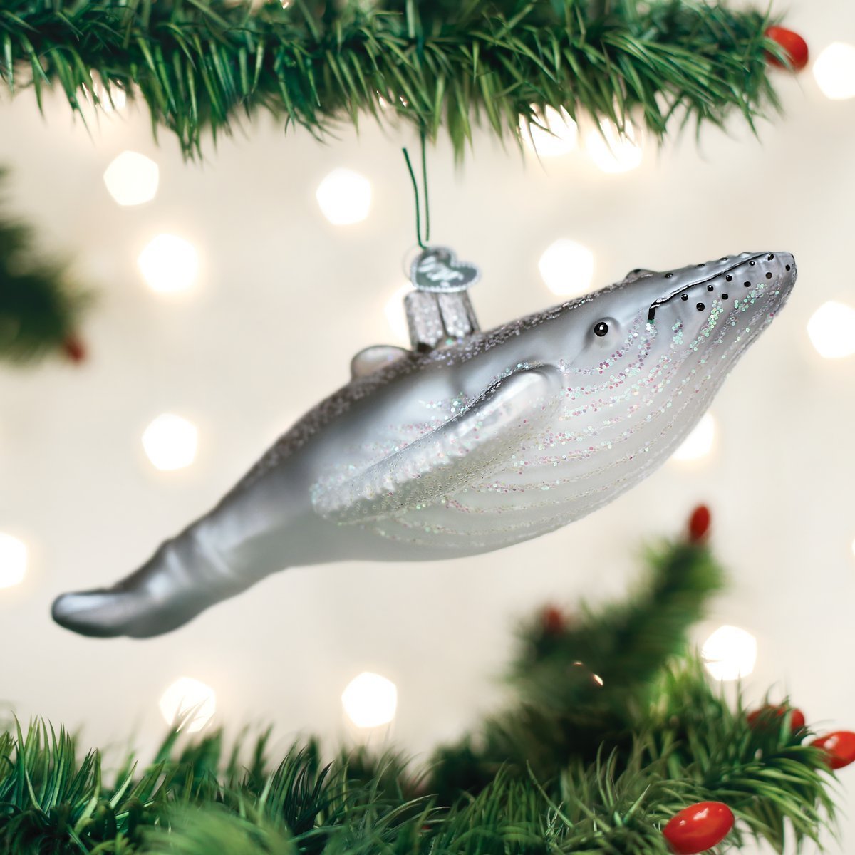 Old World Christmas Ornaments: Sea and Water Animals Glass Blown Ornaments for Christmas Tree