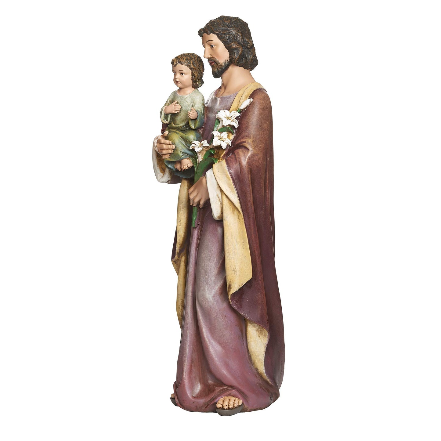 Joseph's Studio by Roman - 25" H St. Joseph and Child Jesus Figure, Renaissance Collection, Religious Gift, Home Decor