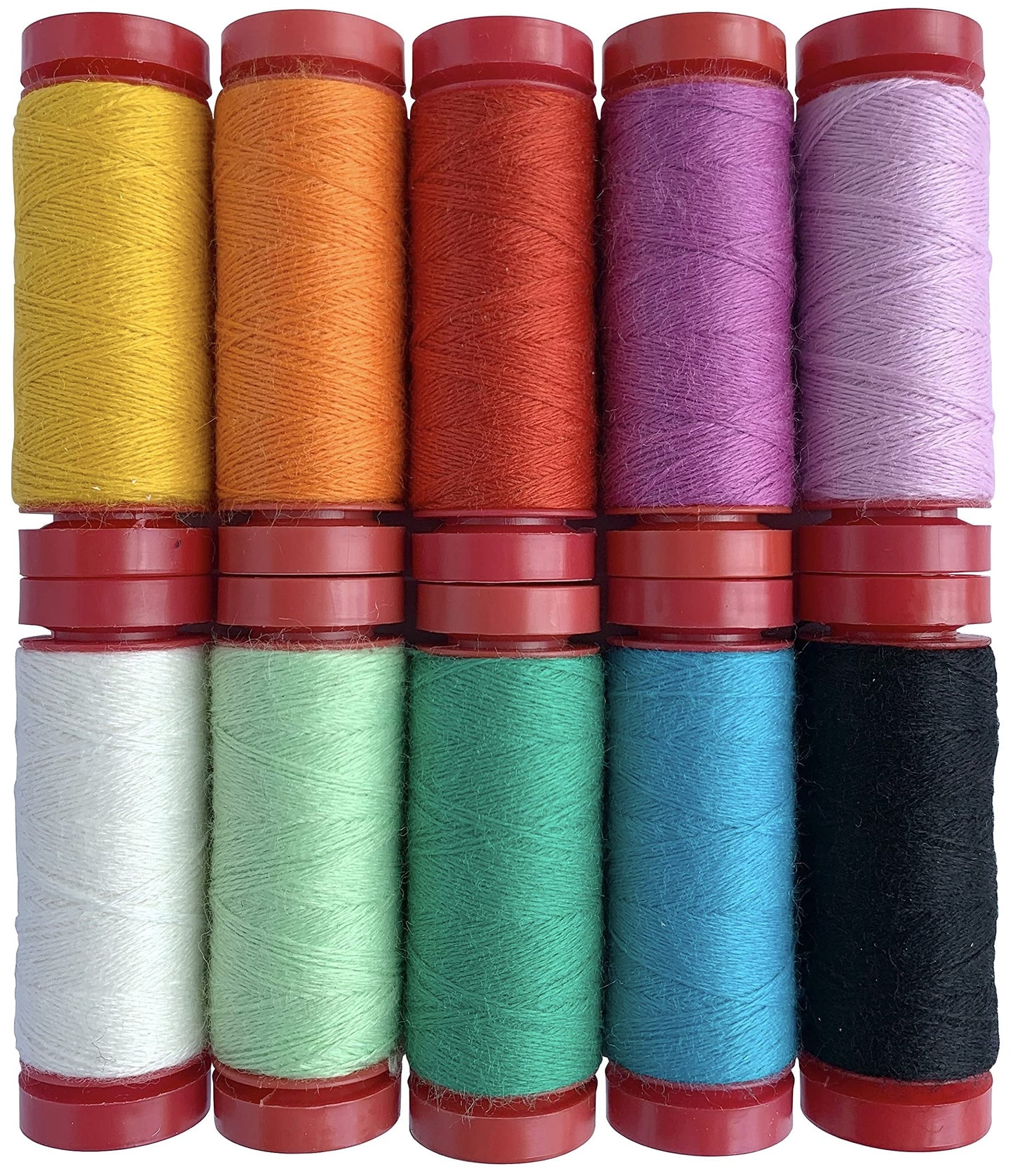 Aurifil USA Wool by Jo Avery Thread Collection Stitching, Multi