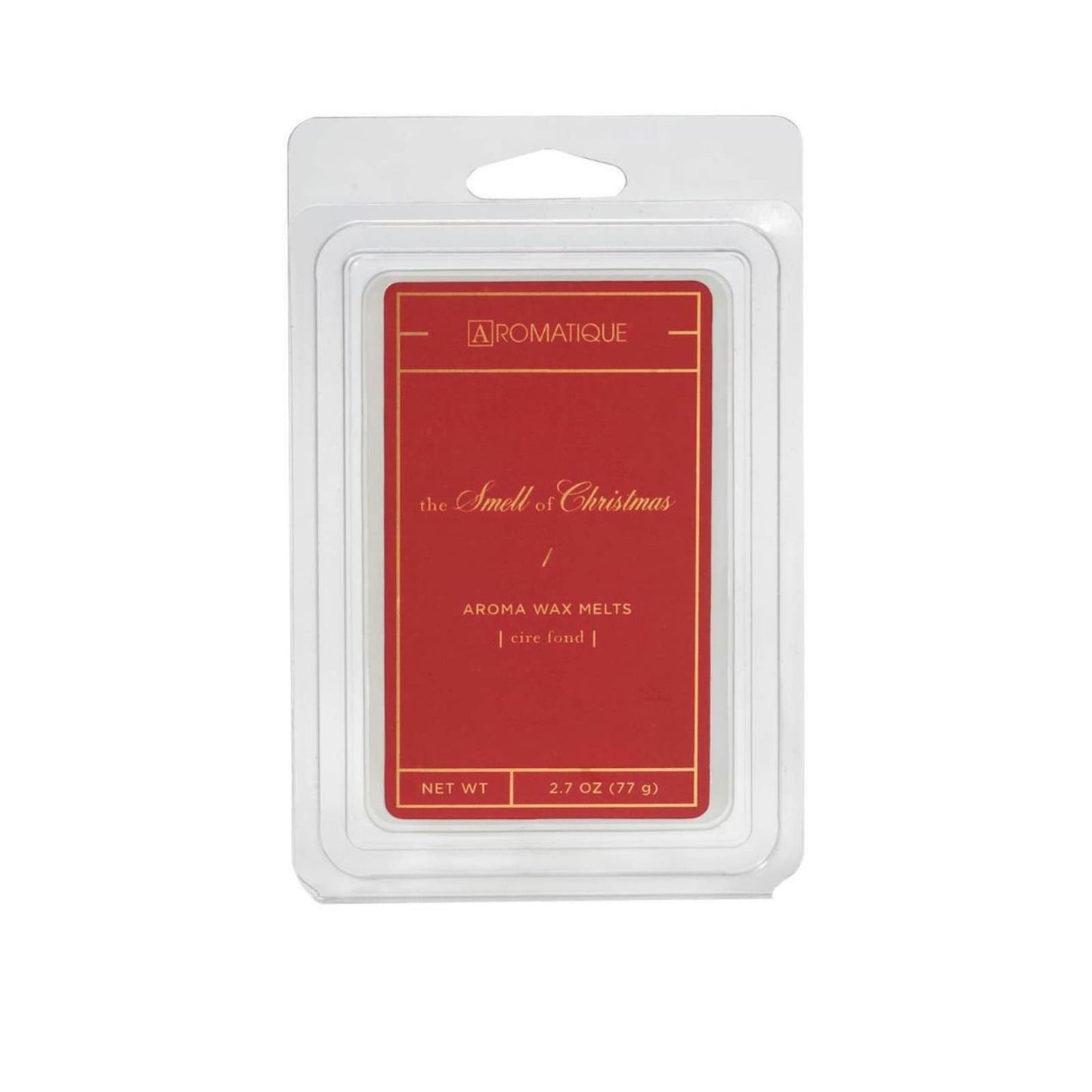 Aromatique The Smell Of Christmas Wax Melts Set of 8 - Highly Scented Wax Cubes Essential Oils Tealight Melter Air Freshener Home Fragrance Deodorizer Xmas Gifts Notes of Clove, Cinnamon, Orange 2.7oz