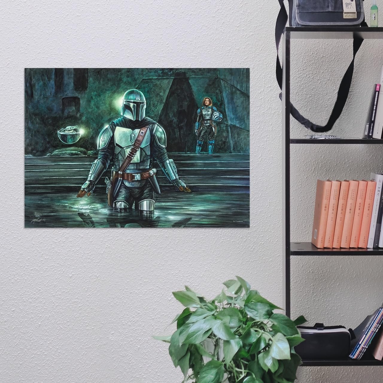 Star Wars – Thomas Kinkade – Durable 24” x 17” MightyPrint Wall Art – NOT Made of Paper – Officially Licensed Collectible