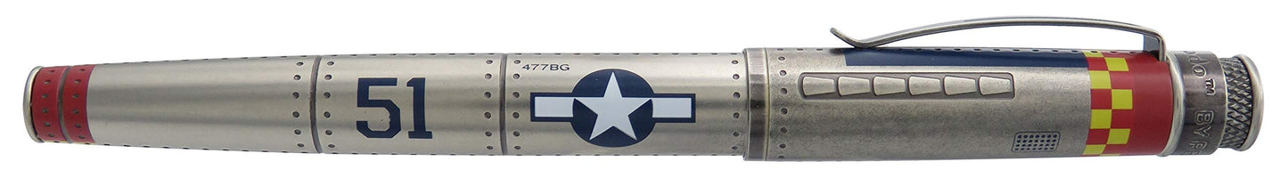 Retro 51 Tornado Fountain Pen - P-51 Mustang Fine Nib: Historical Elegance Meets Modern Craftsmanship