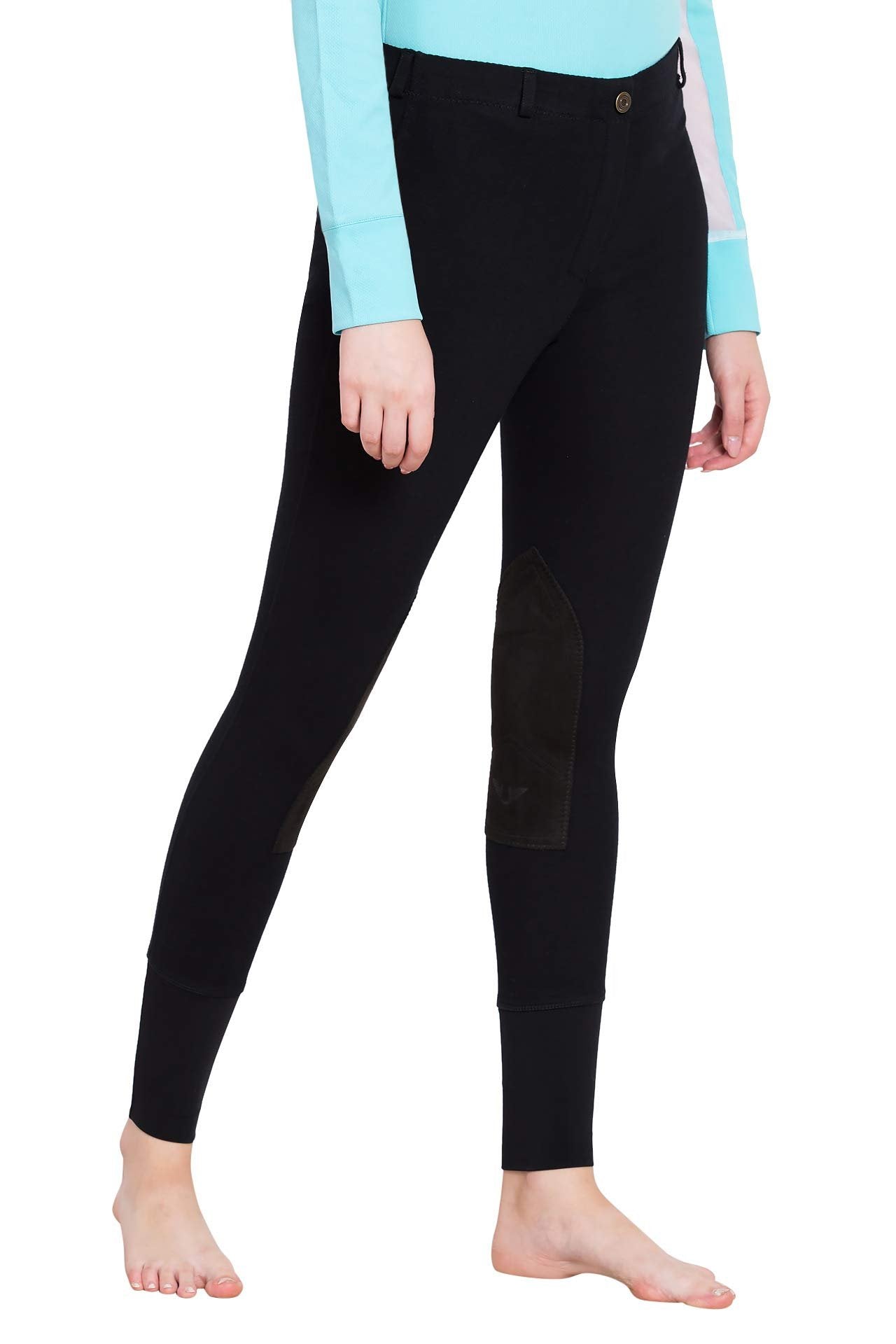 TuffRider Ladies Starter LowRise Pull-On Knee Patch Breeches