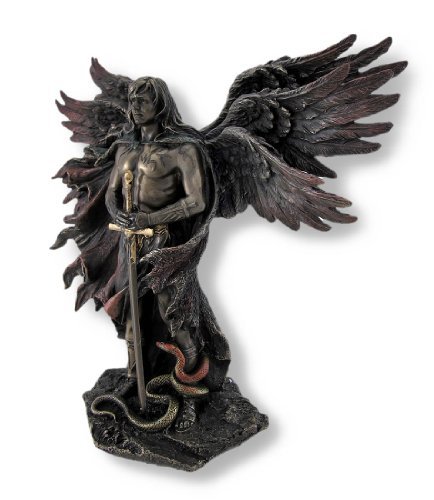Veronese Design 11 Inch Six Winged Seraphim Angel Cold Cast Resin Bronze Finish Religious Statue