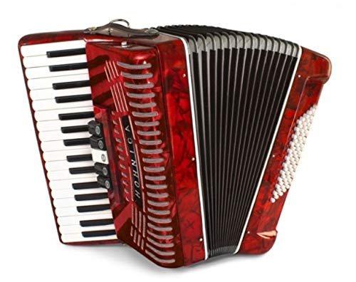 Hohner Accordions Hohnica 1305-RED 34-Key Entry-Level Piano Accordion (Red)