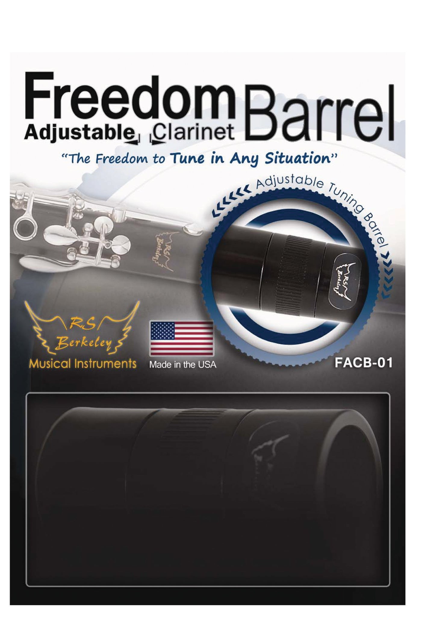 Freedom Adjustable Clarinet Barrel