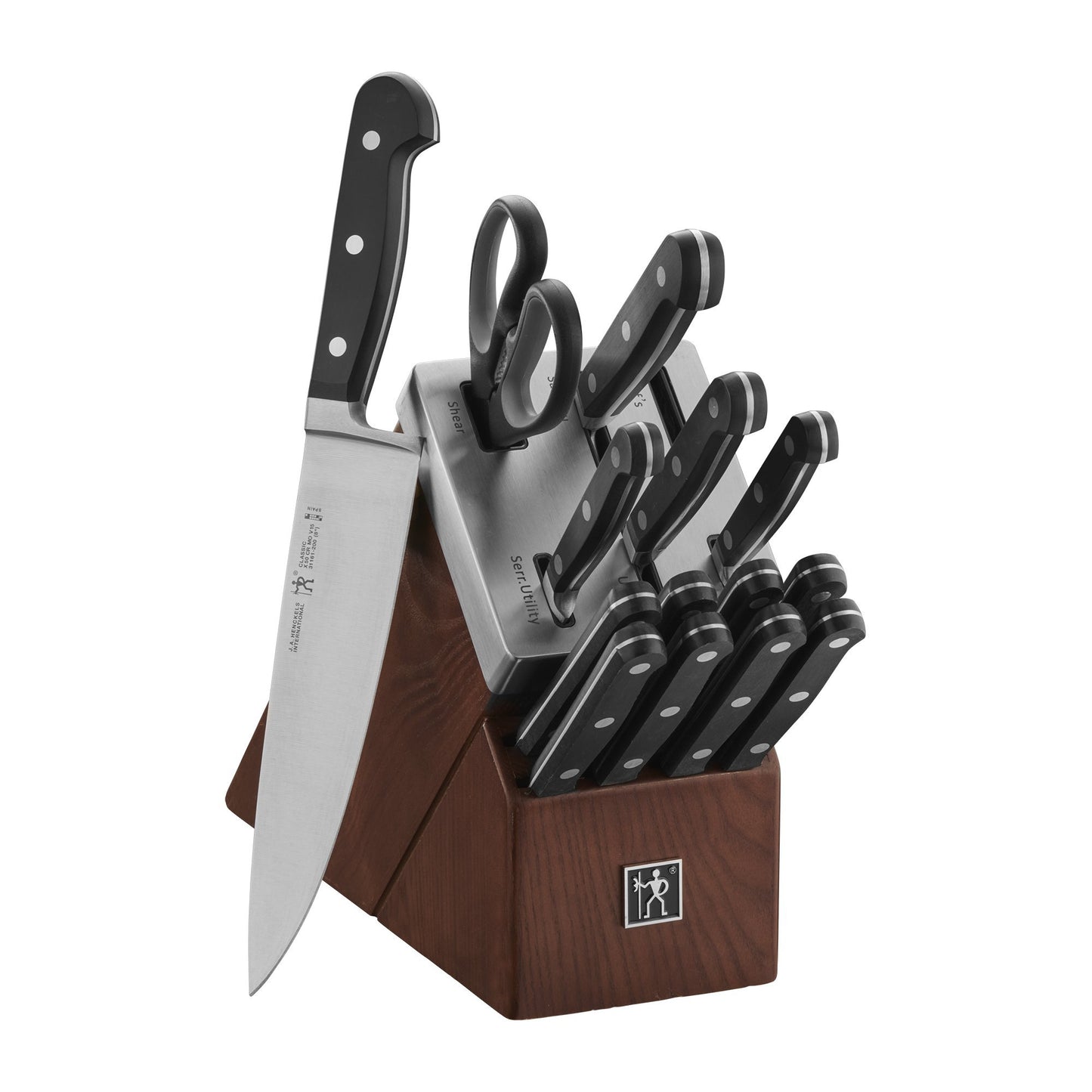 HENCKELS Classic Self-Sharpening Block Kitchen Knife Set