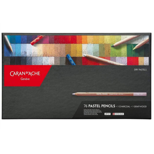 カランダッシュ(Caran d'Ache) Curran Dash 0788-376 Pastel Pencil, 76 Color Set