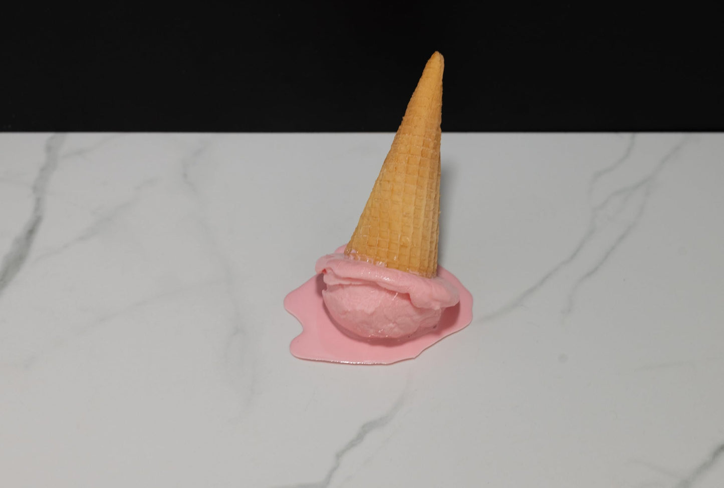 Just Dough It Fake Melting Strawberry Ice Cream Cone