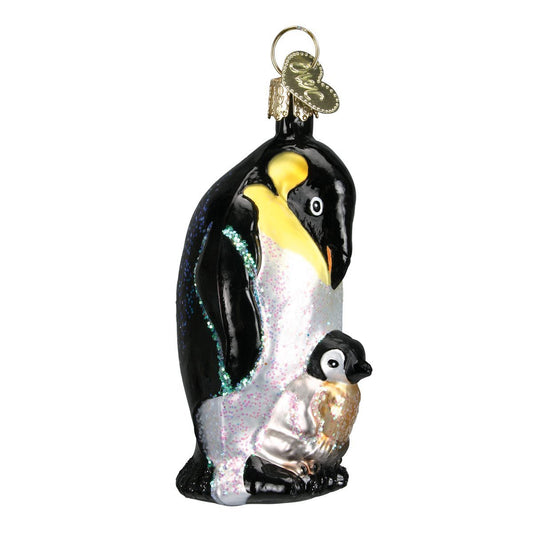 Old World Christmas Glass Blown Penguin Ornaments