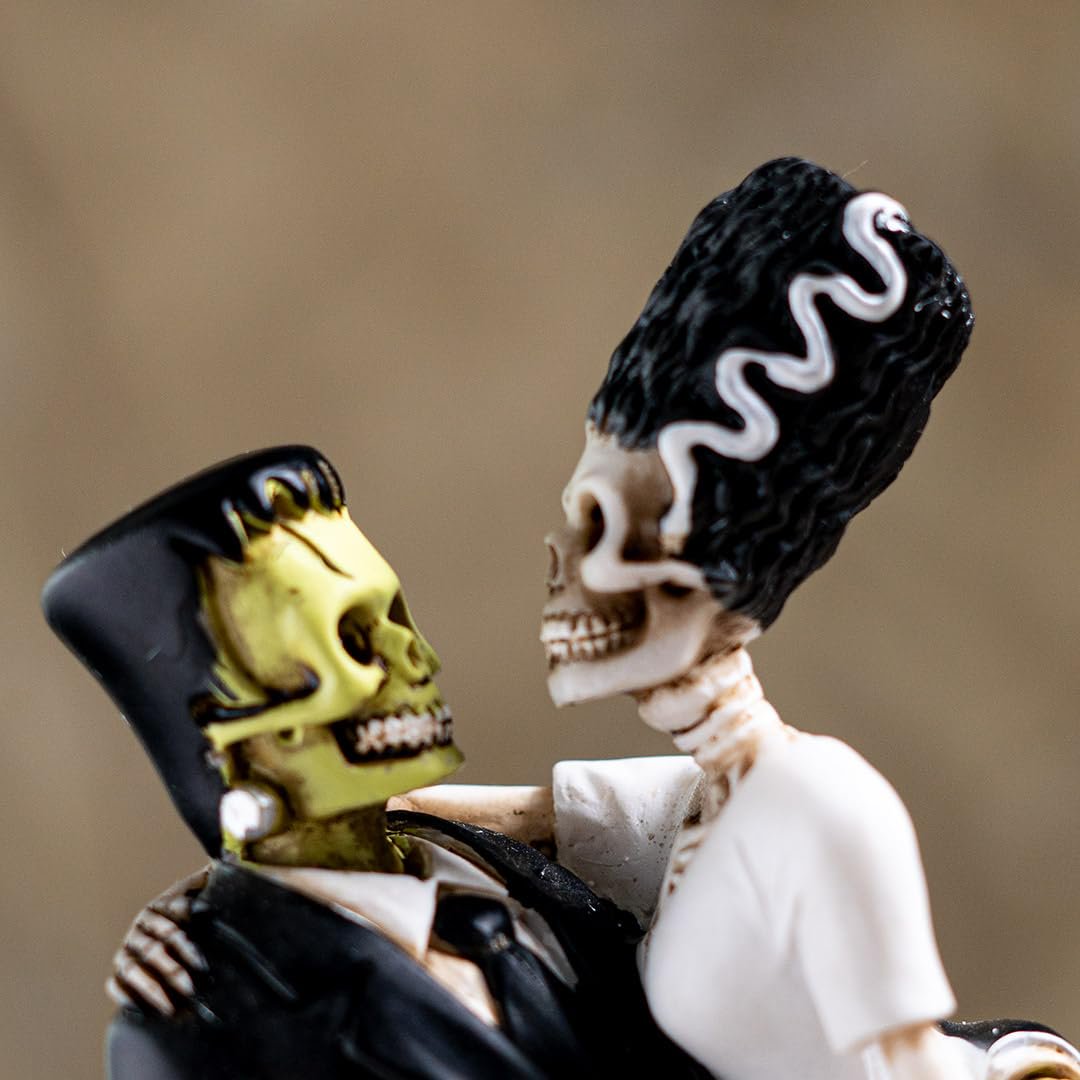 Pacific Giftware Eternal Love Frankenstein and Bride Figurine Wedding or Anniversary Collectible Figurine Classic Monster Romance in Resin