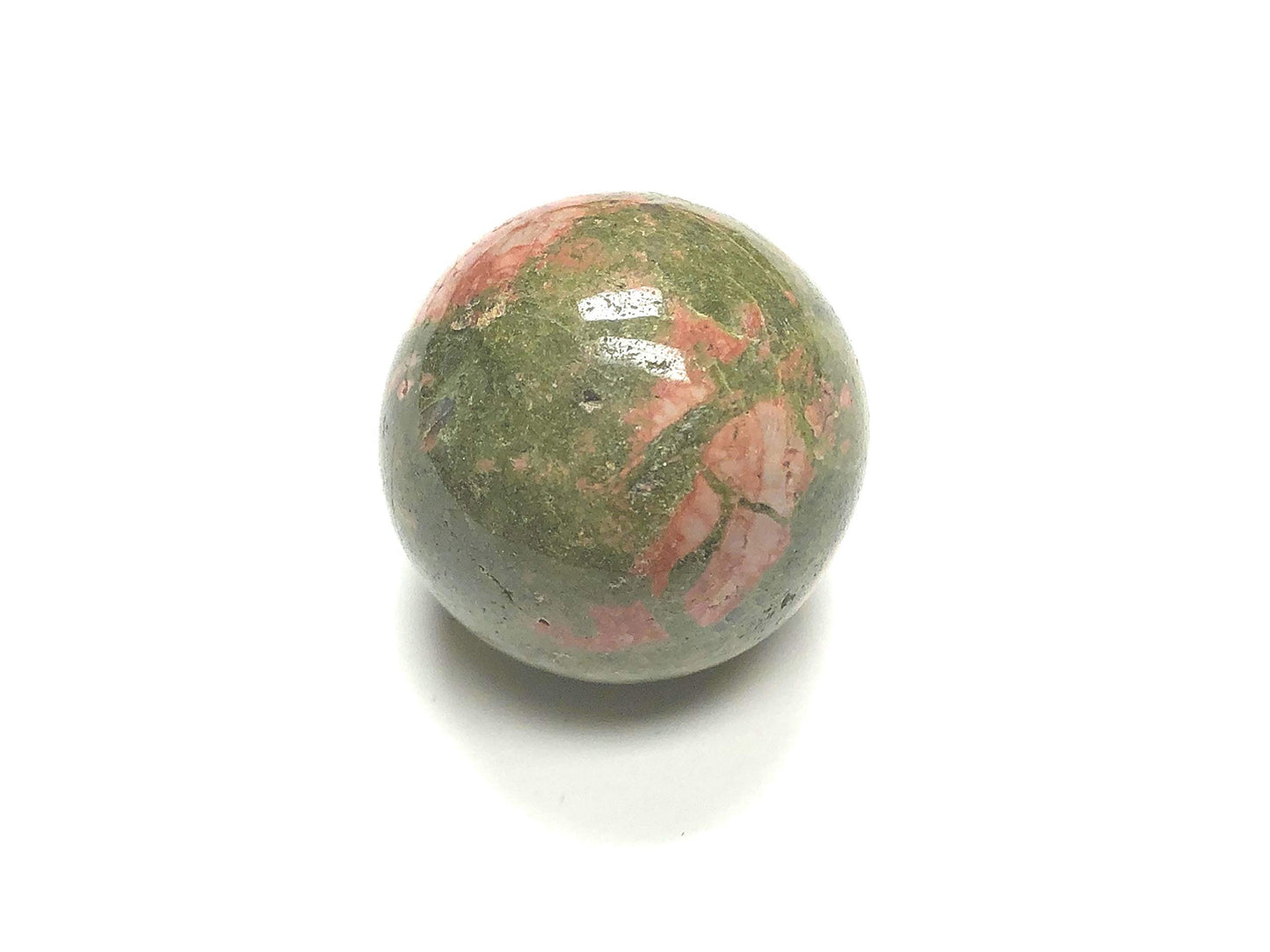 Zentron Crystal Collection 25mm Polished Sphere Gemstone Pocket Sized 1" with Velvet Bag