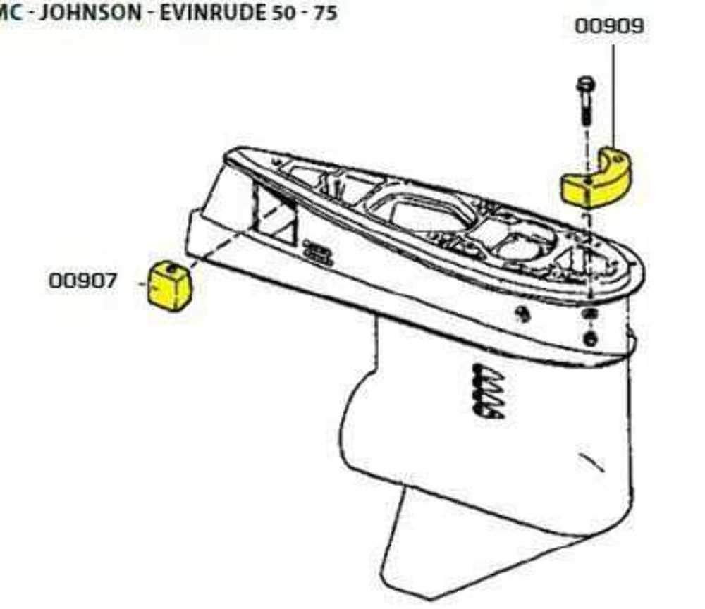 Replaces 436745 Johnson Evinrude Gearcase Zinc Anode (393023) BRP US Military Grade Zinc Anode