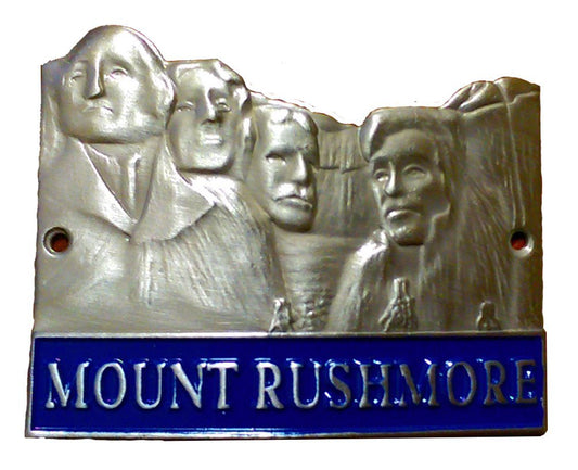 L W Bristol Classics Mount Rushmore Hiking Medallion - Brown, 1.625 Inches