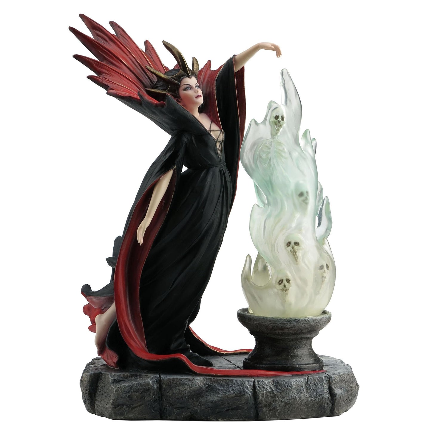 Veronese Design 9 Inch Tall Damnation Melanie Delon Witchcraft Figurine Wicca Statue Gothic Art