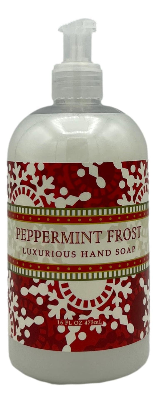 Greenwich Bay PEPPERMINT FROST Hand Soap with Shea Butter and Peppermint Oil 16oz