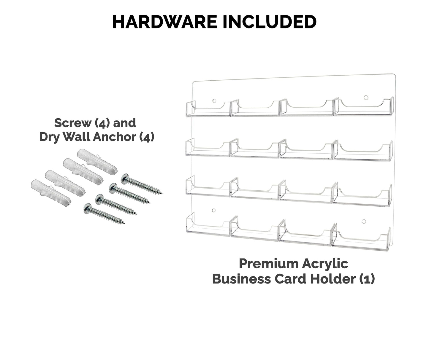 Marketing Holders Wall Mount Realtor Contact Business Card Display Storage & Organization Multi Pocket Gaming Cards Membership VIP Point Card Retail Rack