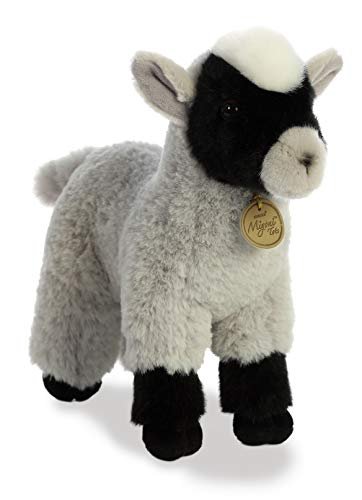 Aurora® Adorable Miyoni® Tots Goat Kid Stuffed Animal - Lifelike Detail - Cherished Companionship - Gray 11 Inches