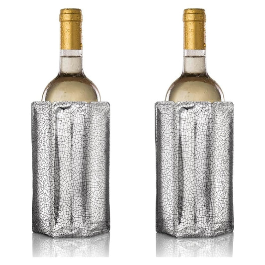 Vacu Vin Active Cooler Wine Chiller - Reusable, Flexible Wine Bottle Cooler
