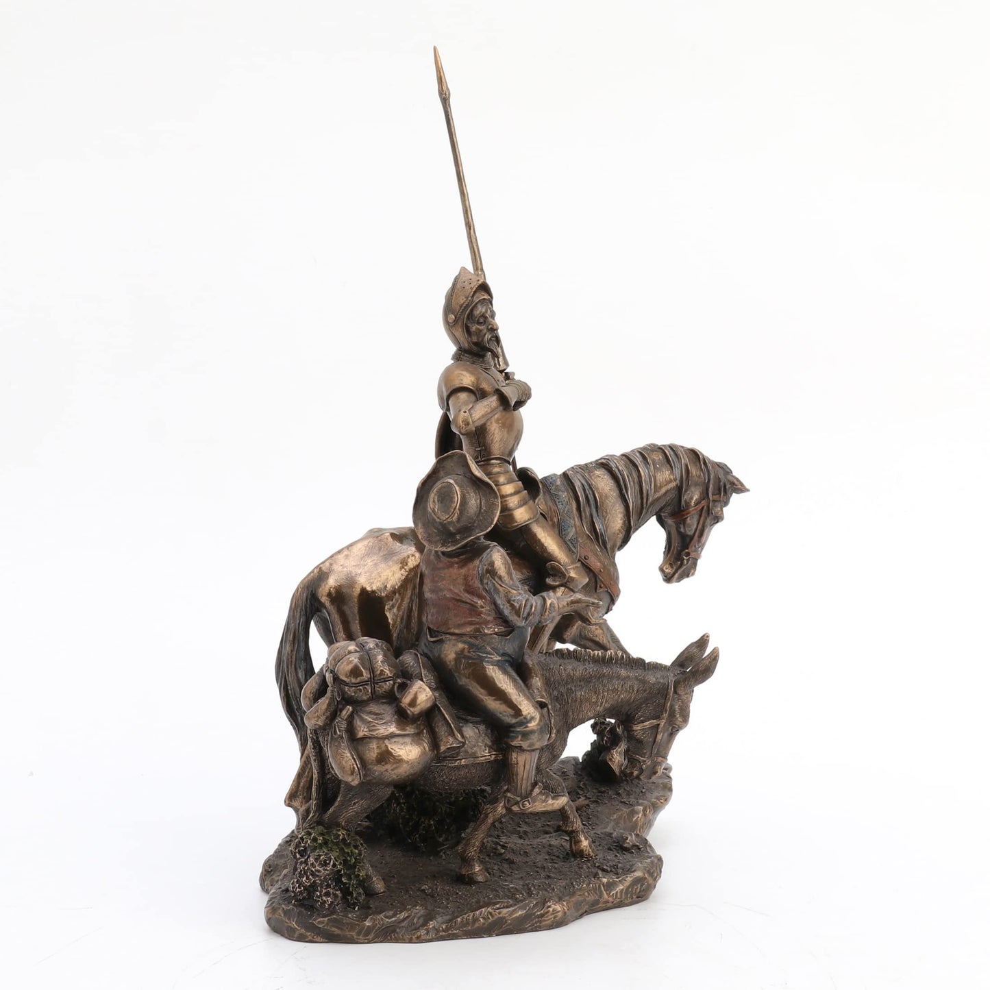 Unicorn Studios Don Quxote & Sancho Panza, Cold Cast Bronze