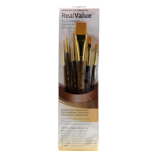 RealValue Round And Shader Brushes (Set of 6)