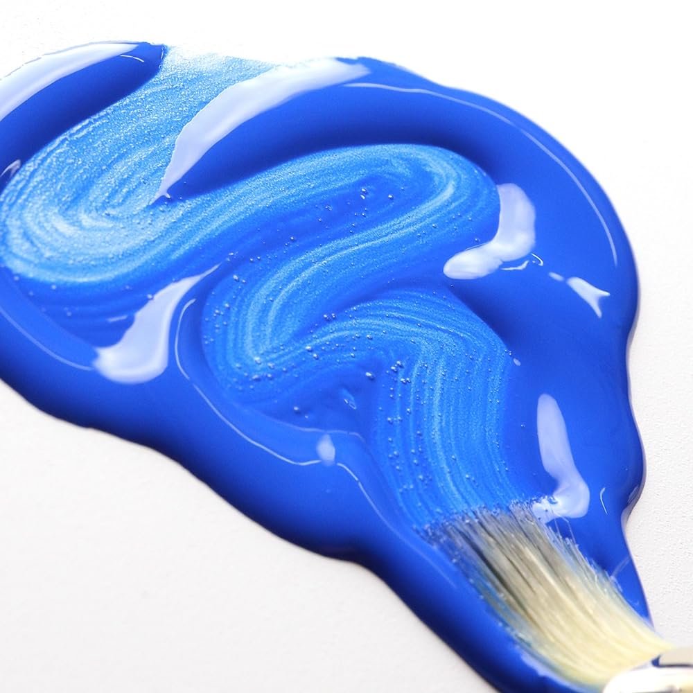 High Flow Acrylics by GOLDEN, Cobalt Blue, 1 fl. oz. Bottle, Professional Acrylic Paint, Semi-Transparent