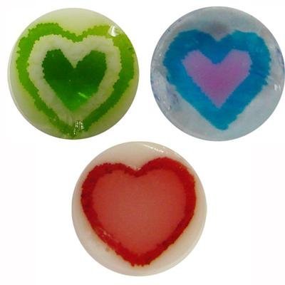 Heart Millefiori Assortment - 96 Coe
