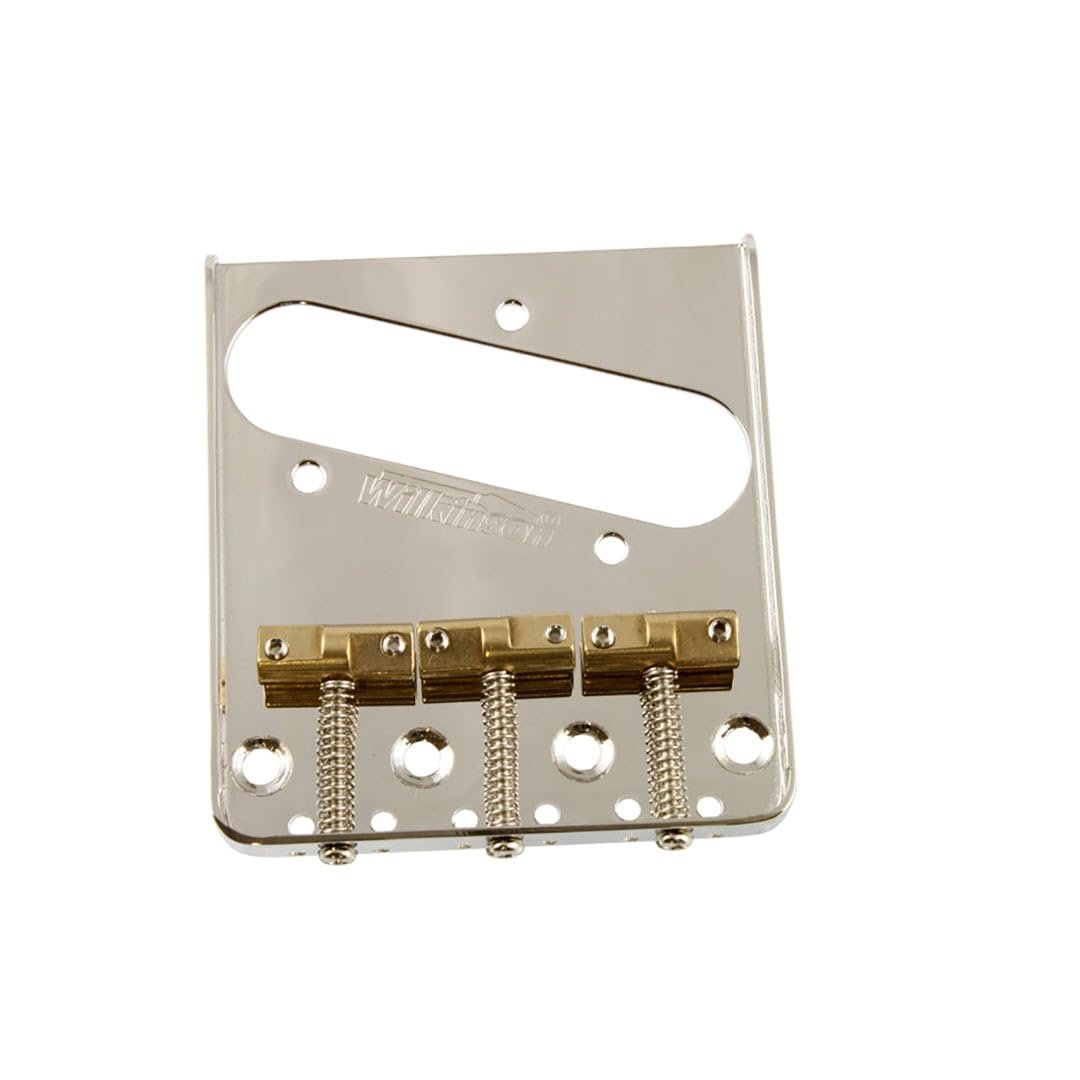 Wilkinson Vintage Bridge Tele Staggered Saddle Nickel Allparts TB-5129-001