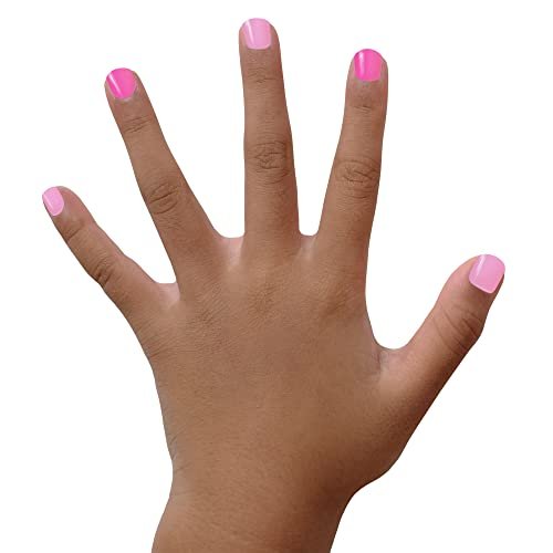 Piggy Paint | 100% Non-Toxic Girls Nail Polish | Safe, Cruelty-Free, Vegan, & Low Odor Nail Polish for Kids | Perfectly Pink (2 Polish, 1 Remover & Nail Art Gift Set)
