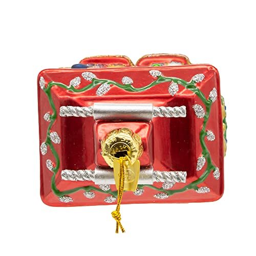 Kurt Adler 4.5-Inch Noble Gems™ Ski Gondola Glass Ornament