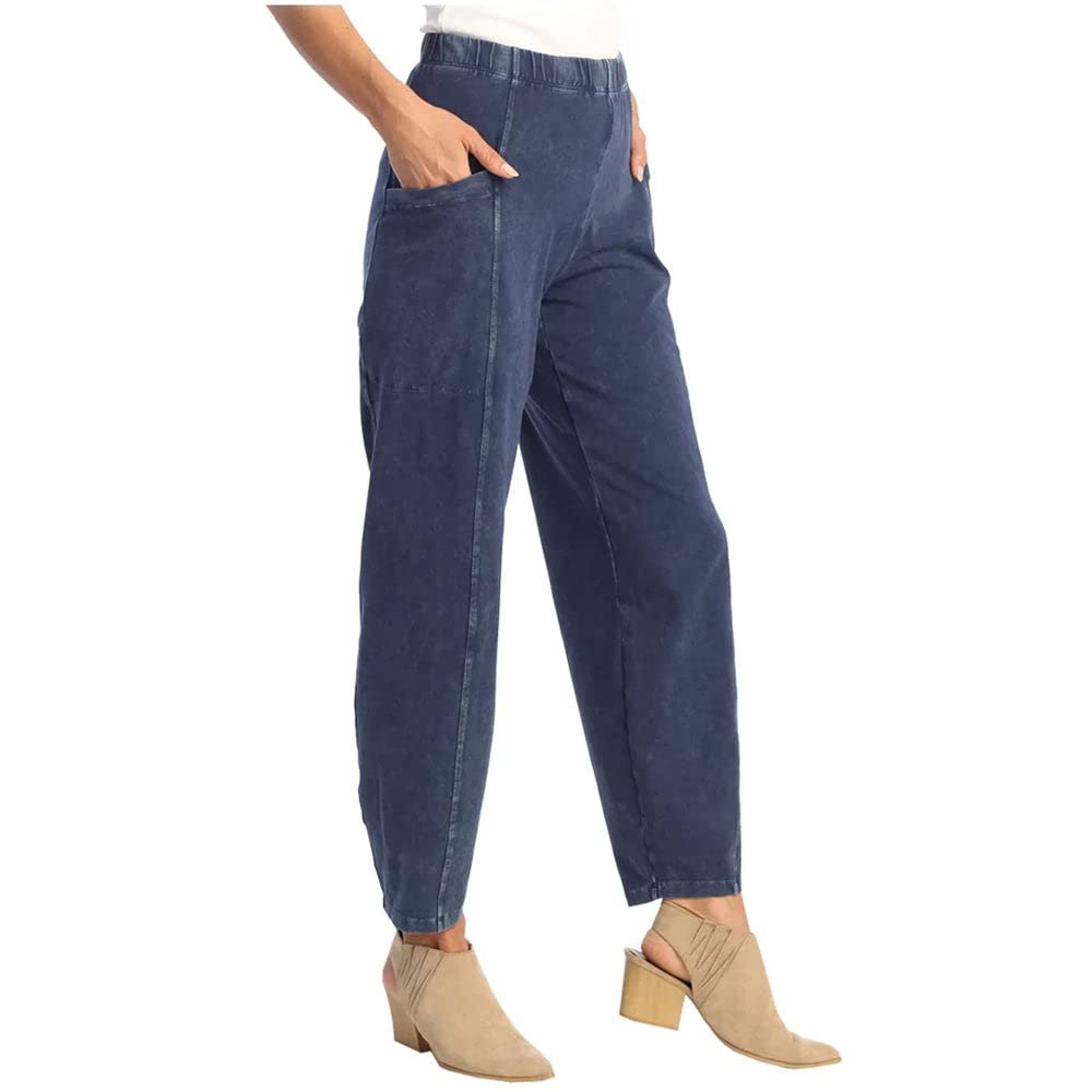Jess & Jane Mineral Washed Lantern Pants - M100