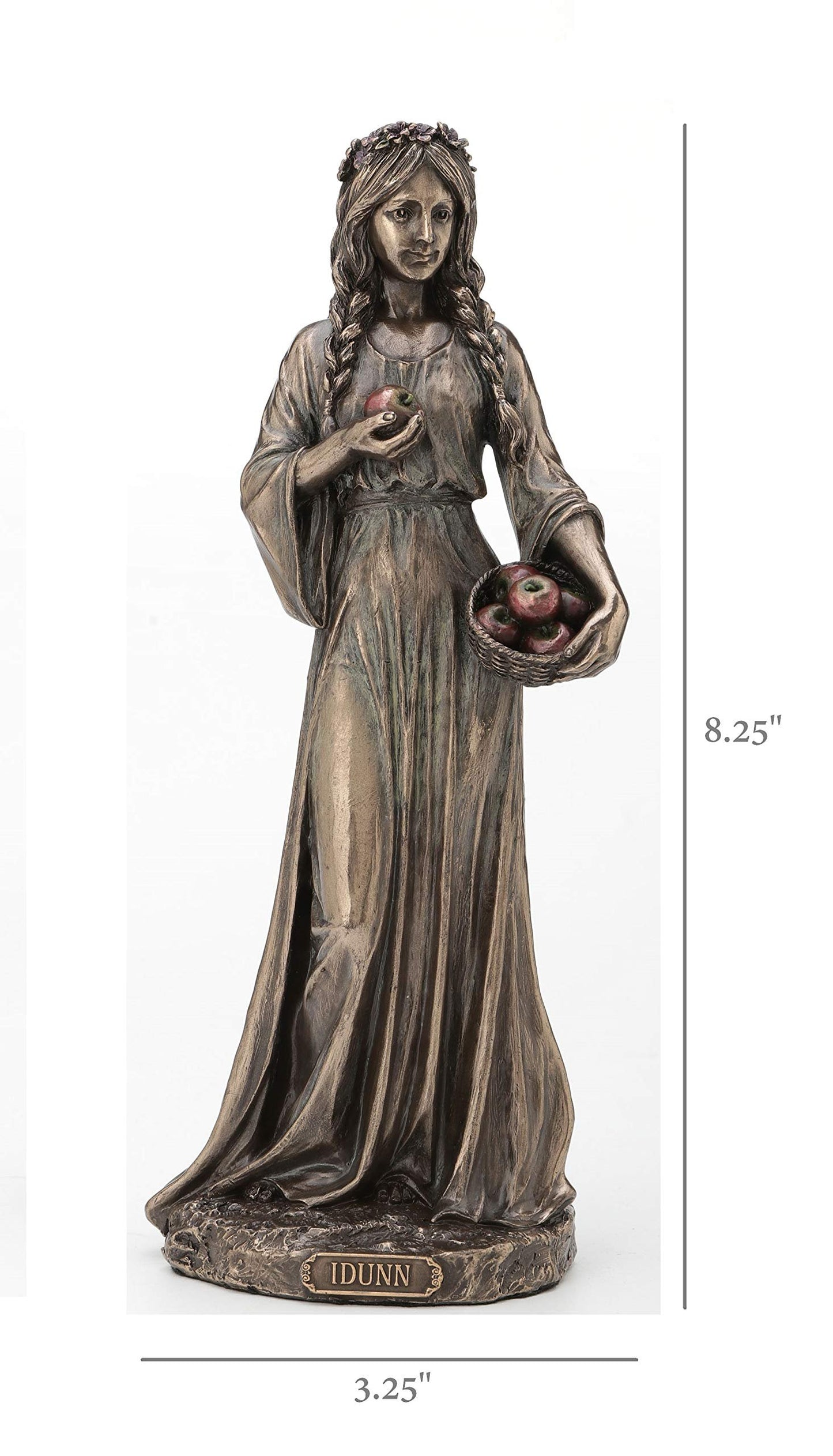 Veronese Design Bronze Finish Idunn Norse Goddess of Spring and Youth Statue