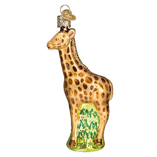Old World Christmas Ornaments: Zoo and Wildlife Animals Glass Blown Ornaments for Christmas Tree