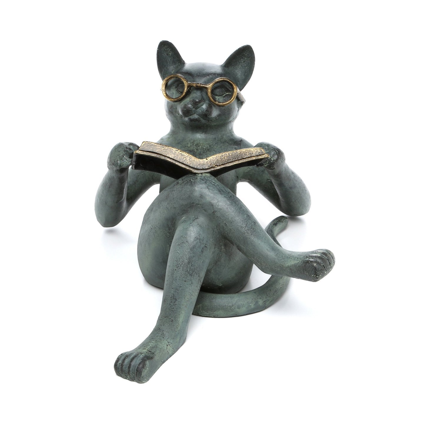 SPI Home 33650 Literary Cat Garden Sculpture