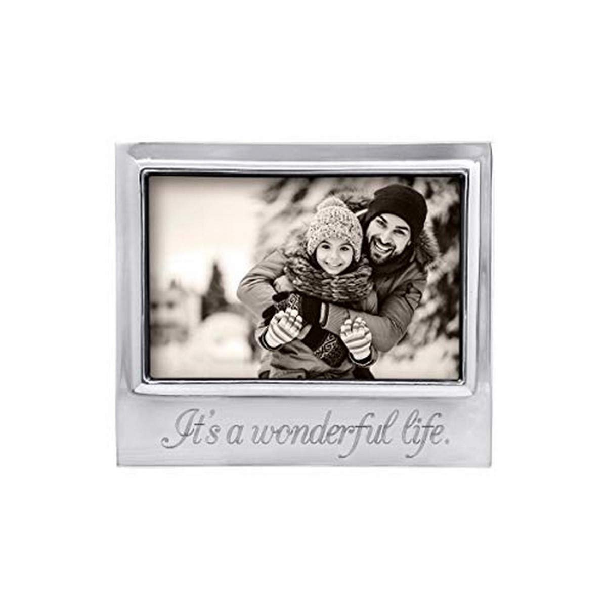 Mariposa Engraved Picture Frame, Signature 4x6, It's A Wonderful Life, 4300WL
