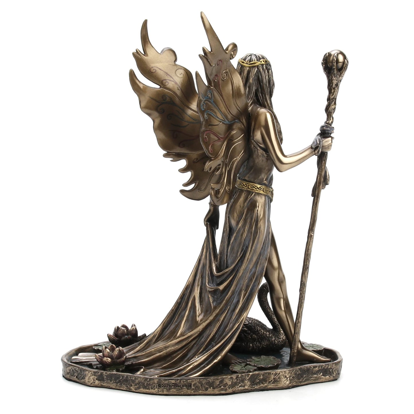 Veronese Design 9" Aine The Celtic Faery Queen of Summer Love Resin Statue Bronze Finish