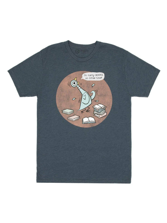 Out of Print Pigeon: So Many Books Unisex Shirt X-Large