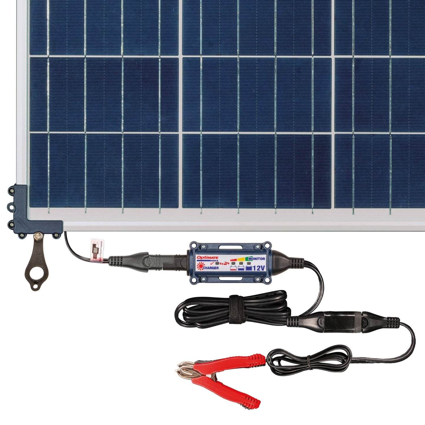 Optimate Solar Duo 40W, TM522-D4, 6-Step 12V / 12.8V 3.3A Weatherproof Solar Battery Saving Charger & maintainer