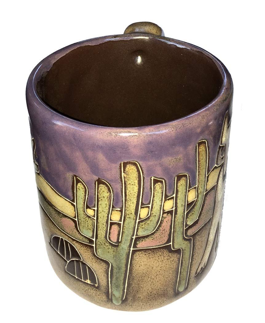 Mara Stoneware Mug - Coyote Desert Cactus - 16 oz