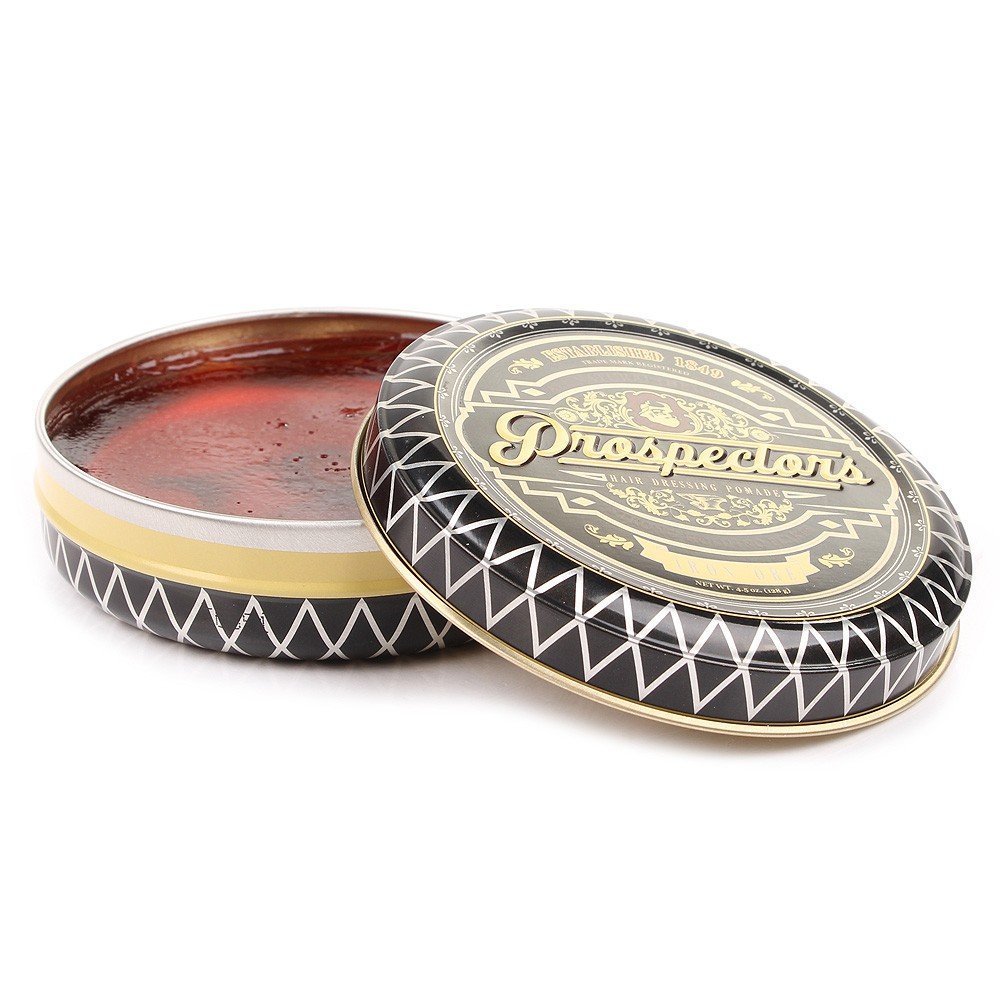 Prospectors Pomade Iron Ore | Hair Styling Pomade for Men | Strong Hold No Flakes Natural Shine | Moisturizes Hair for Any Hairstyle Paste Molding Sculpting Slick Back Fresh Scent Water Based 14oz