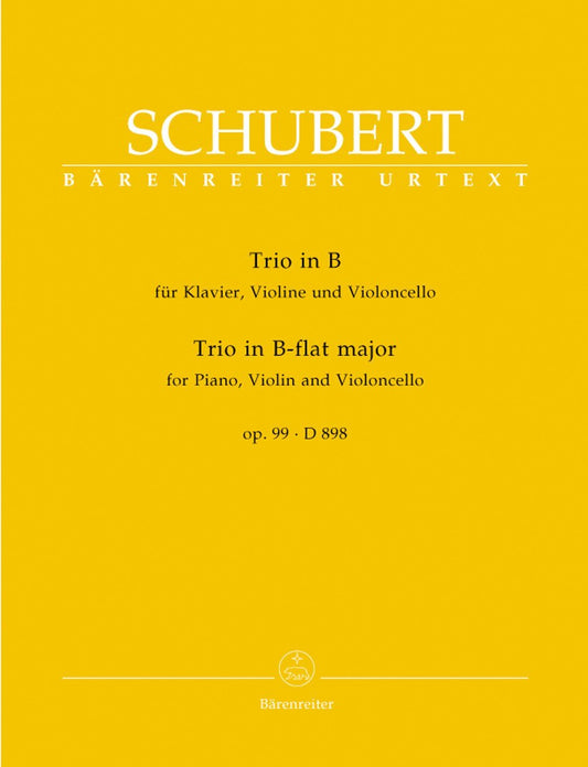 Schubert: Piano Trio in B-flat Major, Op. 99, D 898