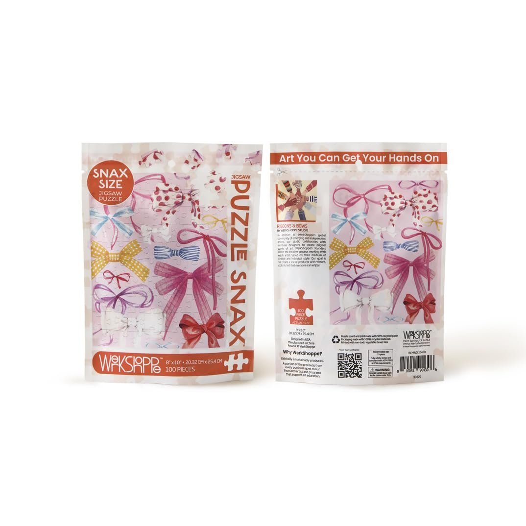 Ribbons & Bows 100 Puzzle Snax