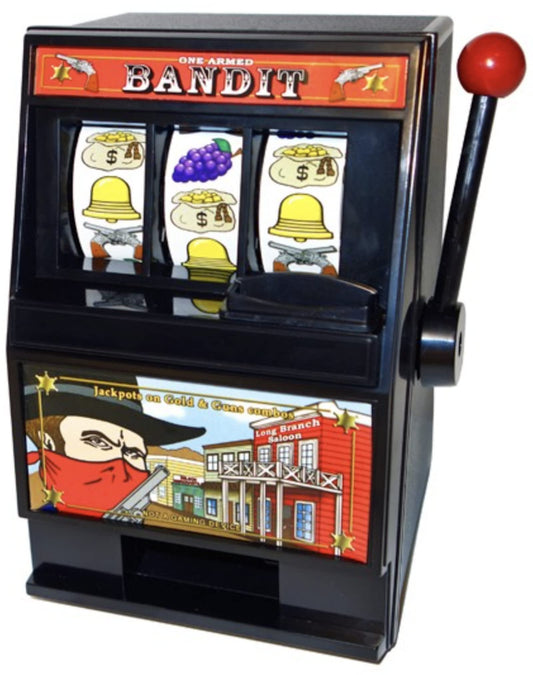 One Armed Bandit Slot Machine Bank