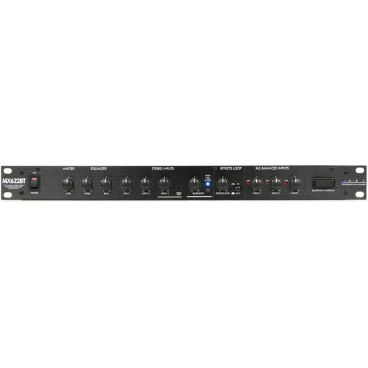 ART MX622BT 6-channel Stereo Mixer with Bluetooth
