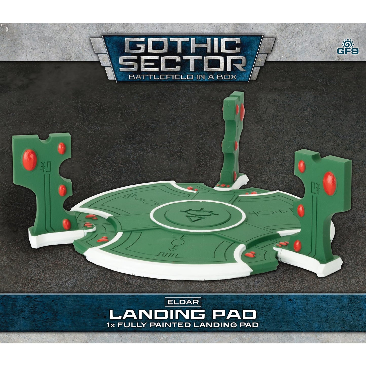 Gale Force Nine Battlefield in A Box - Gothic Sector- Eldar Landing Pad