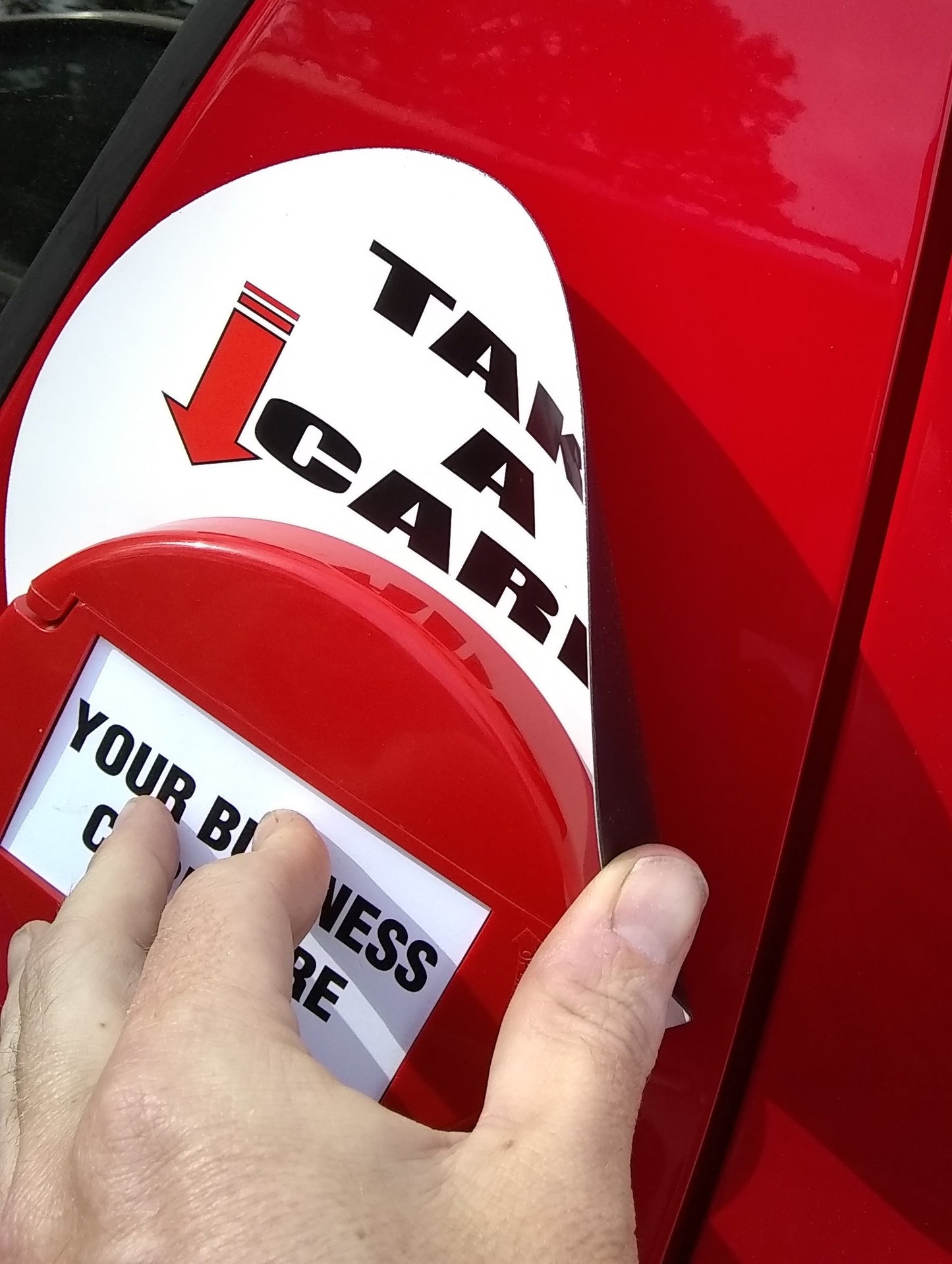 Marketing Holders Card Caddie Outdoor Vehicle Business Card Holder with Magnet